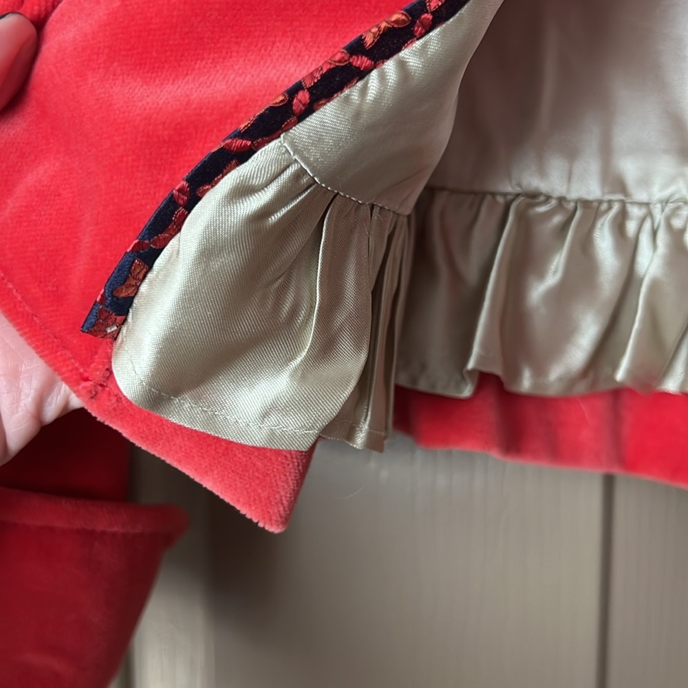 J. Crew Red Velvet Blazer - Picture 6 of 8